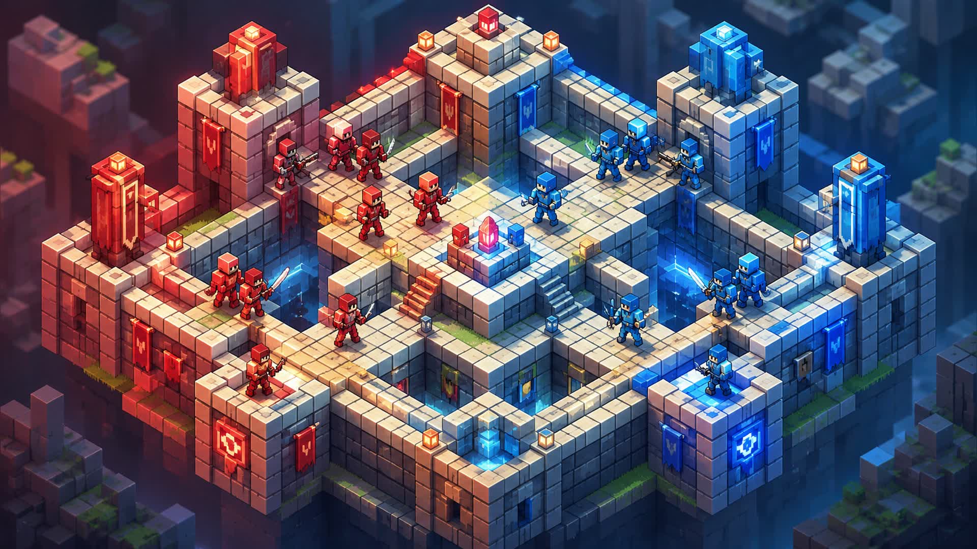 RED VS BLUE IRON STORM 🔴🔵