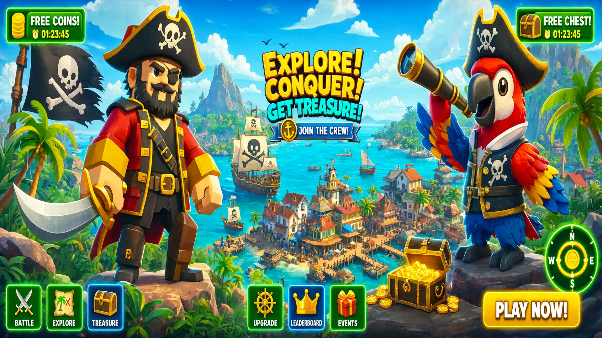 🏴‍☠️ Pirate Empire Tycoon