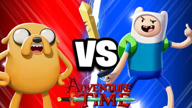 Adventure time red vs blue 🔴🔵