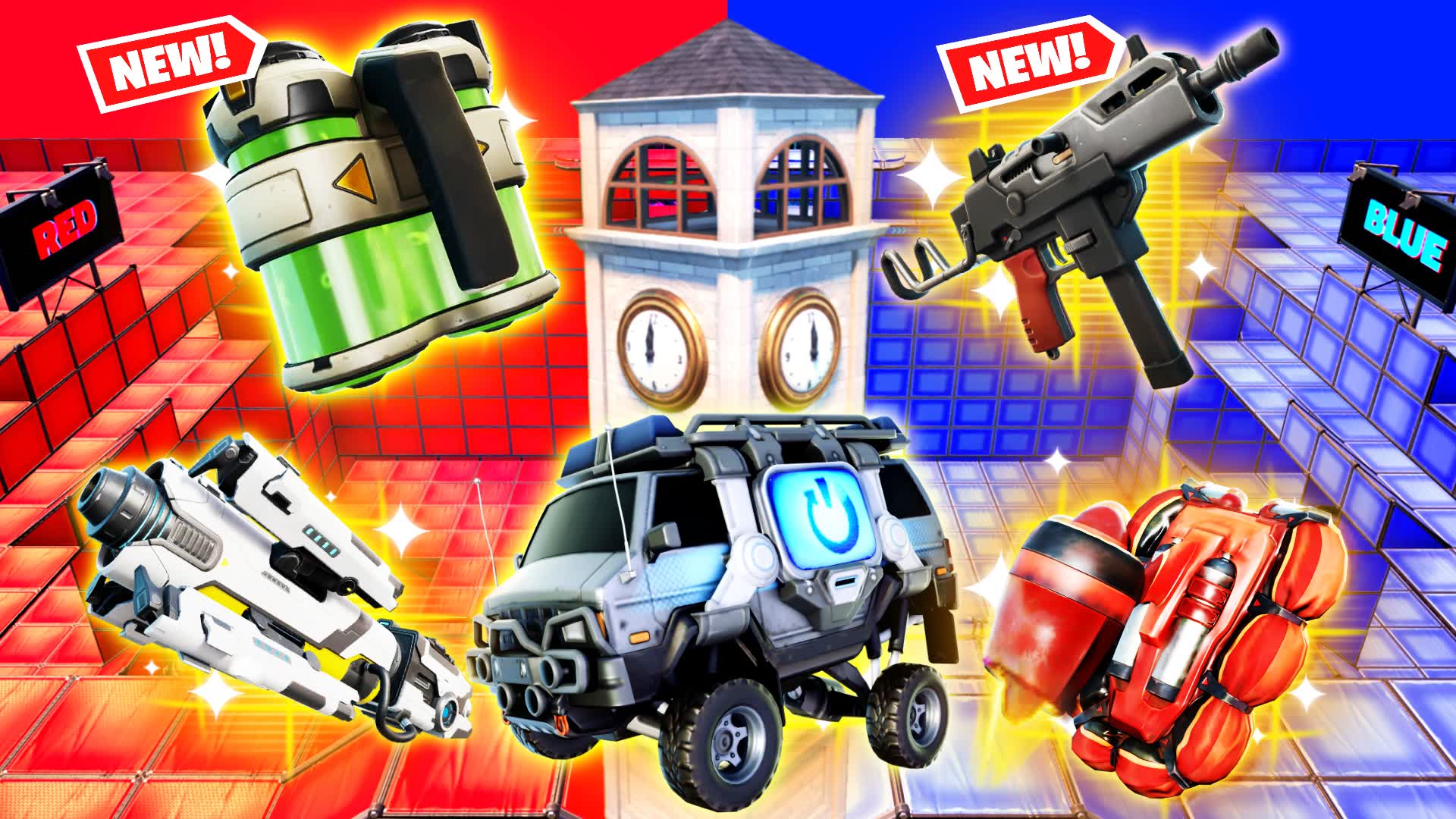 TILTED TOWER RED VS BLUE 🔴🔵