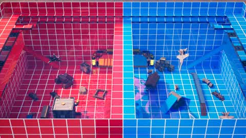 🚫zero build  🐉DRAGON 🔴RED VS BLUE🔵