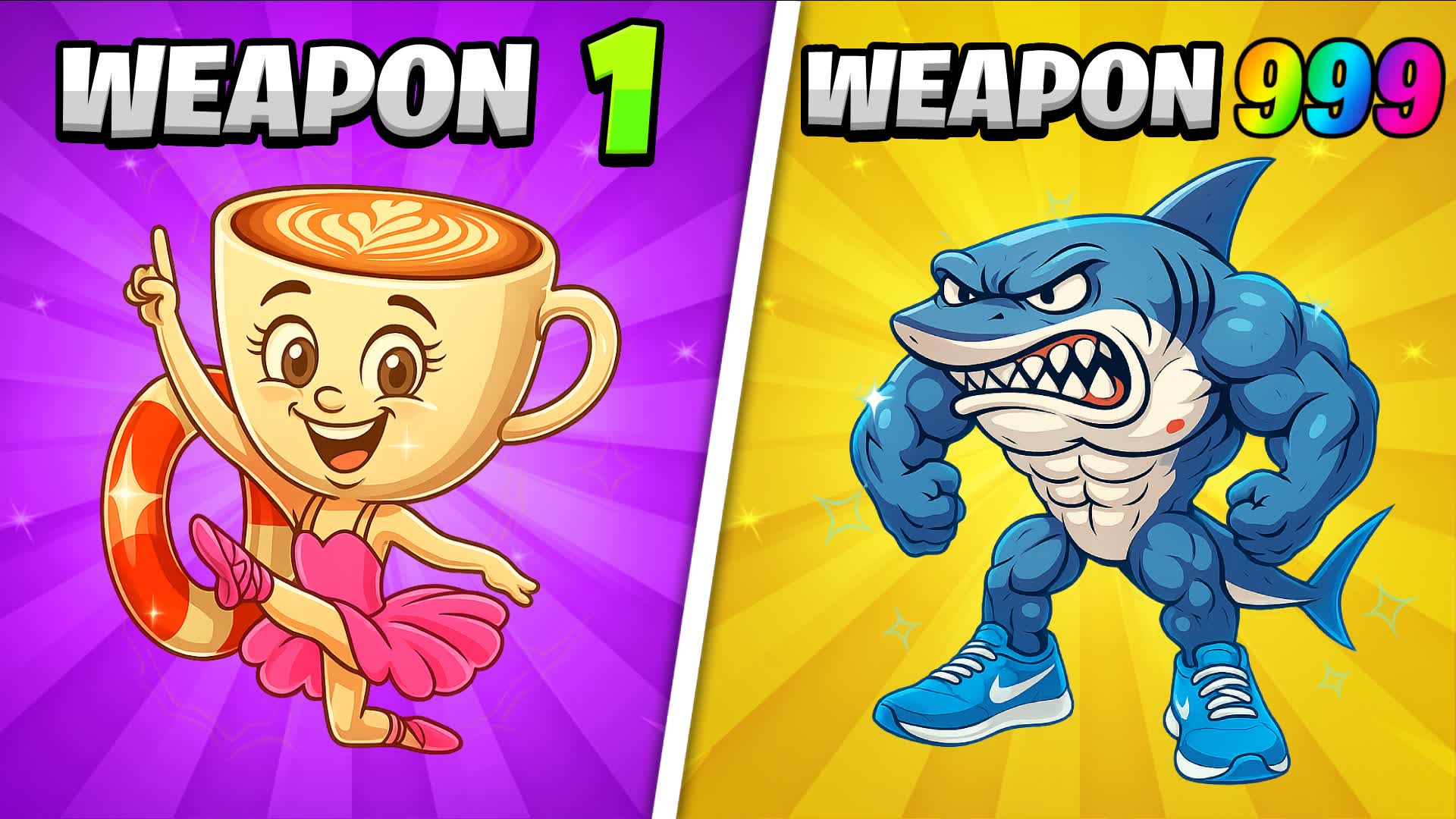 ⭐SUPER SHARK🦈GUN GAME🔫ONE SHOT🎯