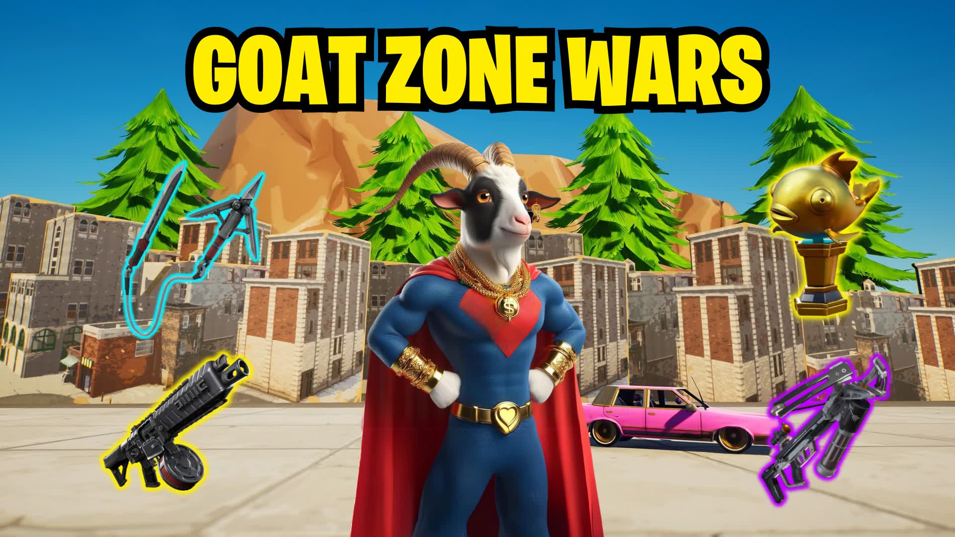 🐐MEME GOAT ZONEWARS🌀 3456-5303-2626 by yuck - Fortnite Creative Map ...