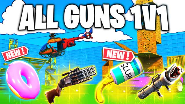 SIMPSONS 1V1 🍩 ALL GUNS CARS ⭐ FFA