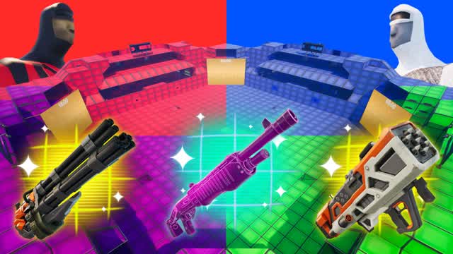 ⚔️RED VS BLUE⚔️  💚💜COLOR FIGHT FPS💙❤️