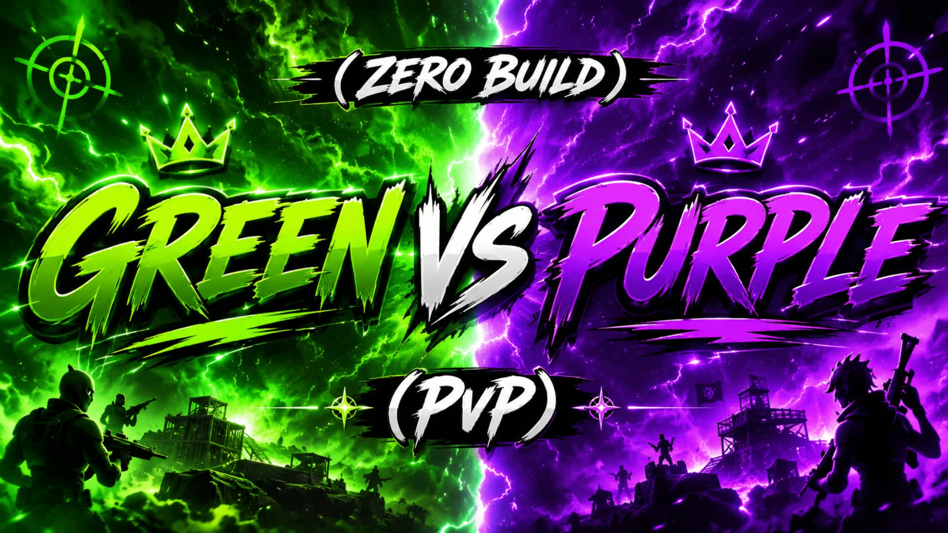 (ZERO BUILD) PVP Green Vs Purple