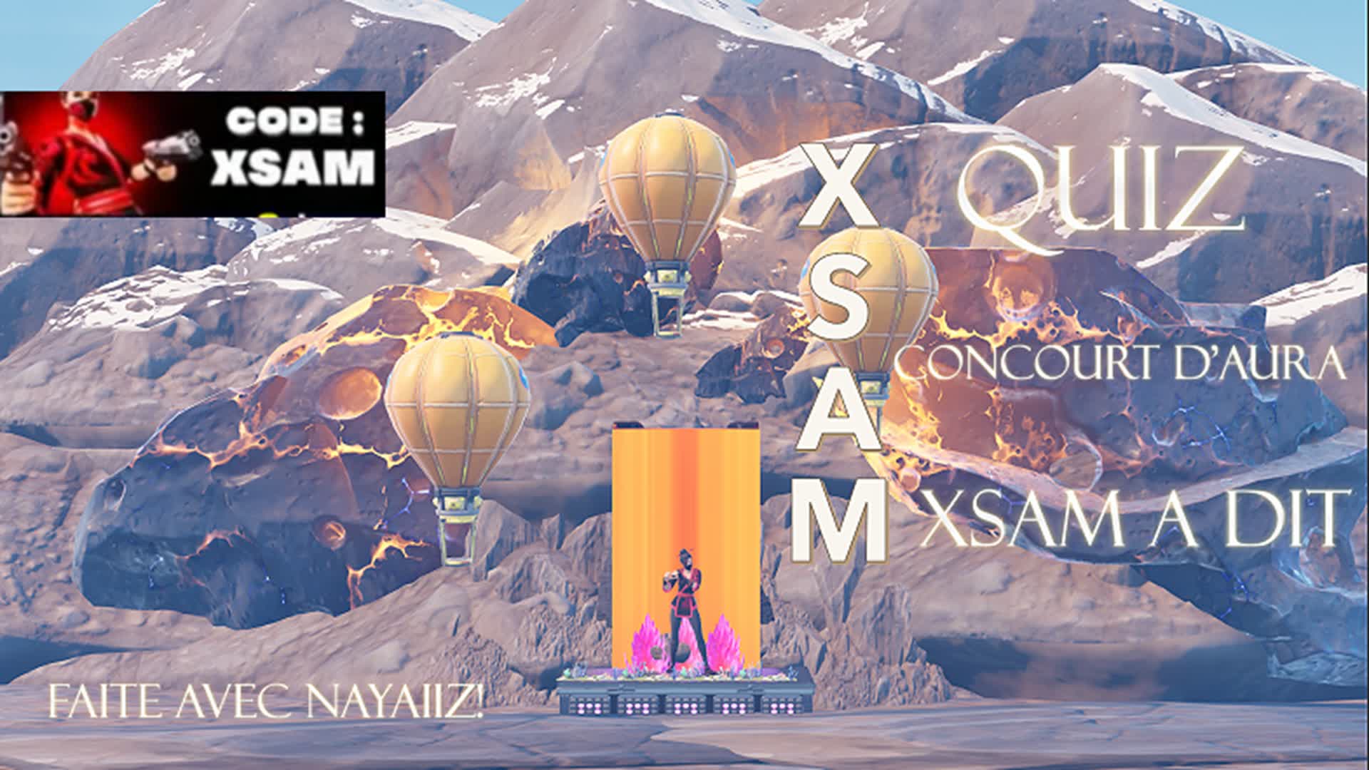 XSAM   QUIZ/XSAM A DIT/CONCOURT D'AURA