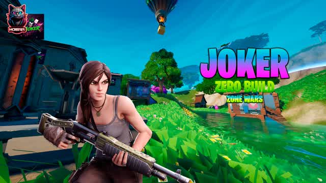 JOKER ZERO BUILD ZONE WARS 50 PLAYERS