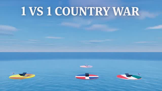 😀1 VS 1 COUNTRY WAR😀