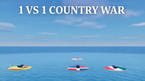 😀1 VS 1 COUNTRY WAR😀