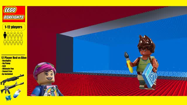 CRAZY RED VS BLUE BRICK BOXFIGHTS 🔴🔵