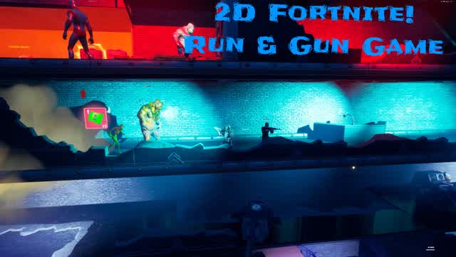 Capture 1 – 2D Fortnite - Run&Gun - "Zombie Tower"