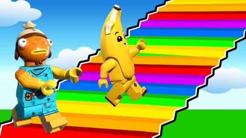 😀STAIR COLOR BRICK COLOR SWITCH🌈