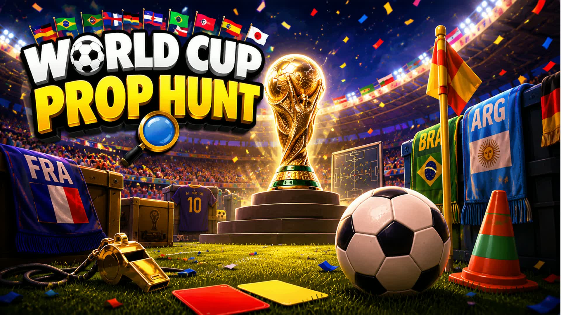 WORLD CUP STADIUM PROP HUNT FOOTBALL