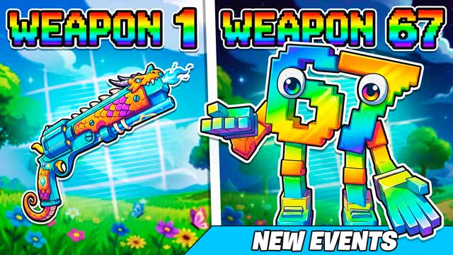 GUN GAME 2.0 🎯 ONE SHOT + EVENTS