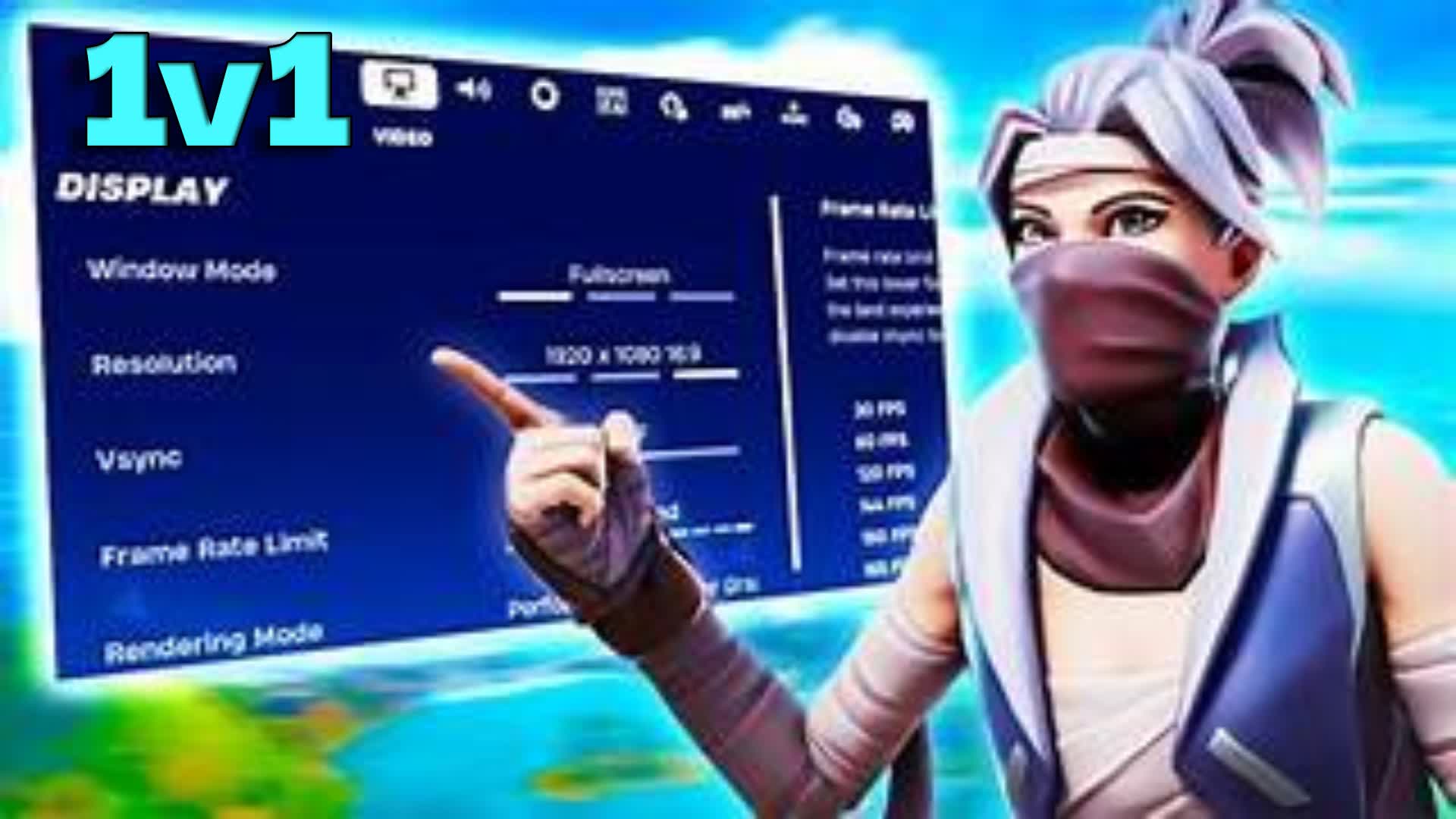 🏆BEST SETTING 1V1 MAP⭐