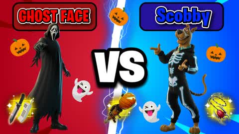 👻Spooky Ghost Face VS Scobby💀