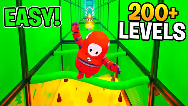 FALL GUYS EASY DEATHRUN PARKOUR 250 LVL