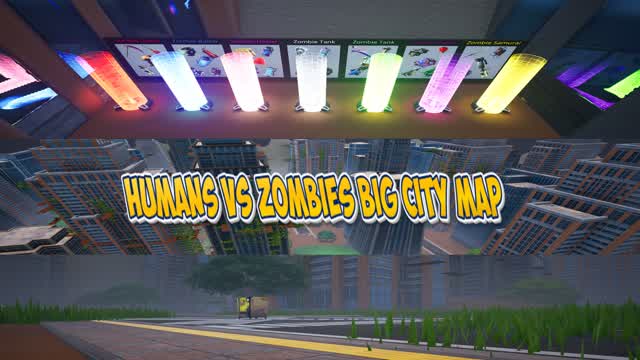 Humans vs Zombies big city map