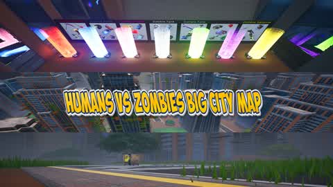 Humans vs Zombies big city map