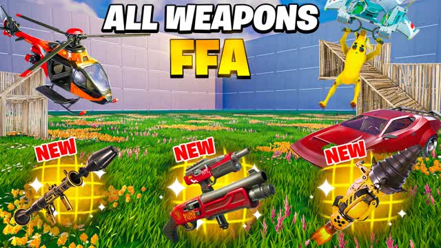 đ ALL WEAPONS & CARS FREE FOR ALL