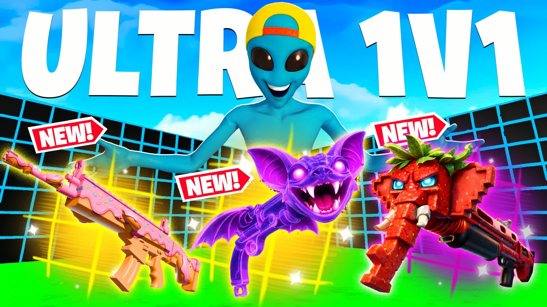 ウルトラ 1V1 全ての銃 & ビークル FFA