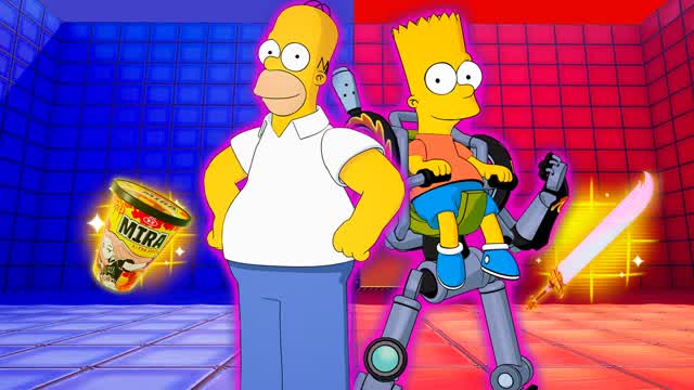 ULTRA SIMPSONS RED VS BLUE🔴🔵