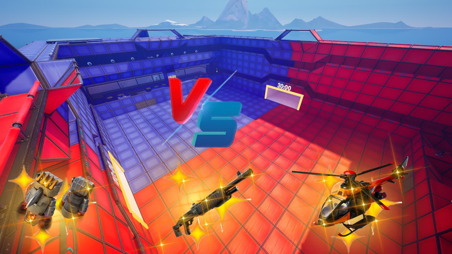 スーパーレッド X ブルーカオストータルゴースト