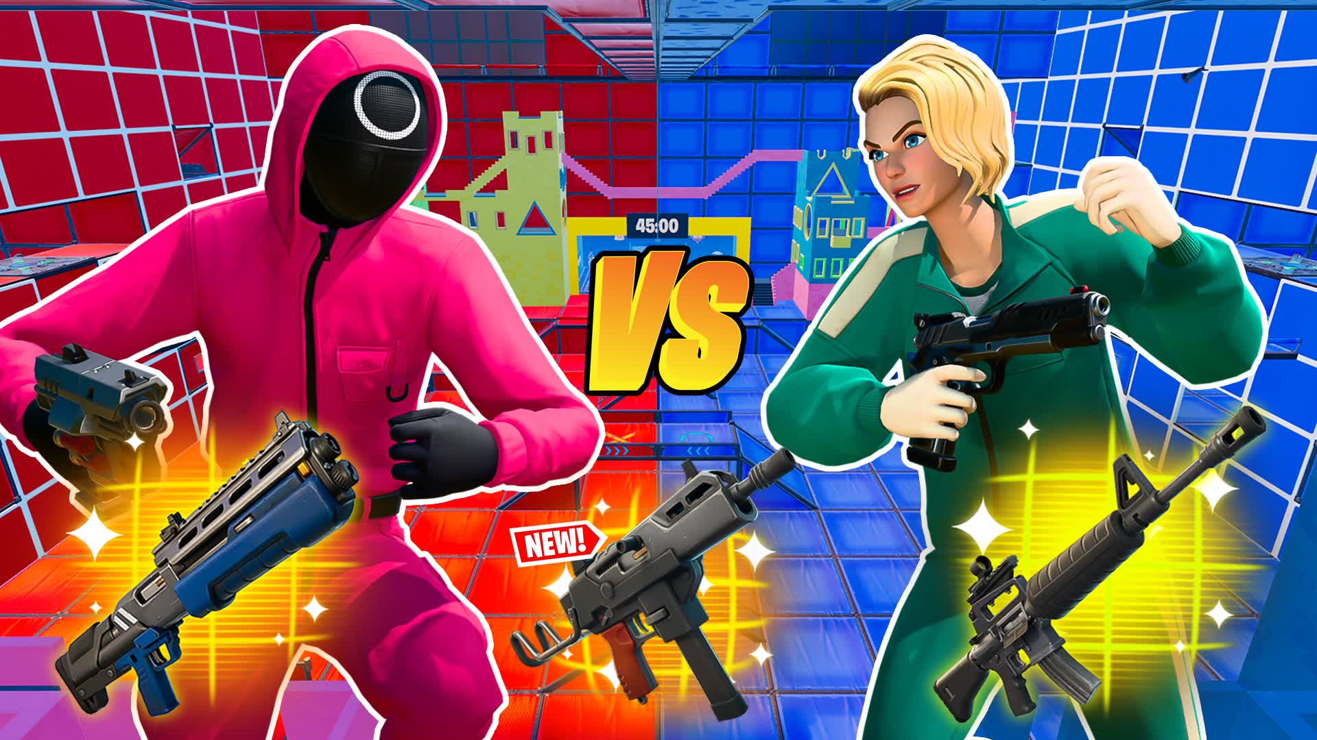 SQUID GAME RED VS BLUE