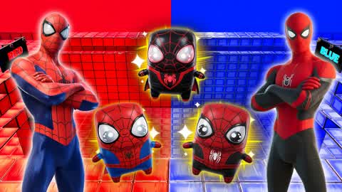 RED VS BLUE SPIDEY SPRITE [HEROES]