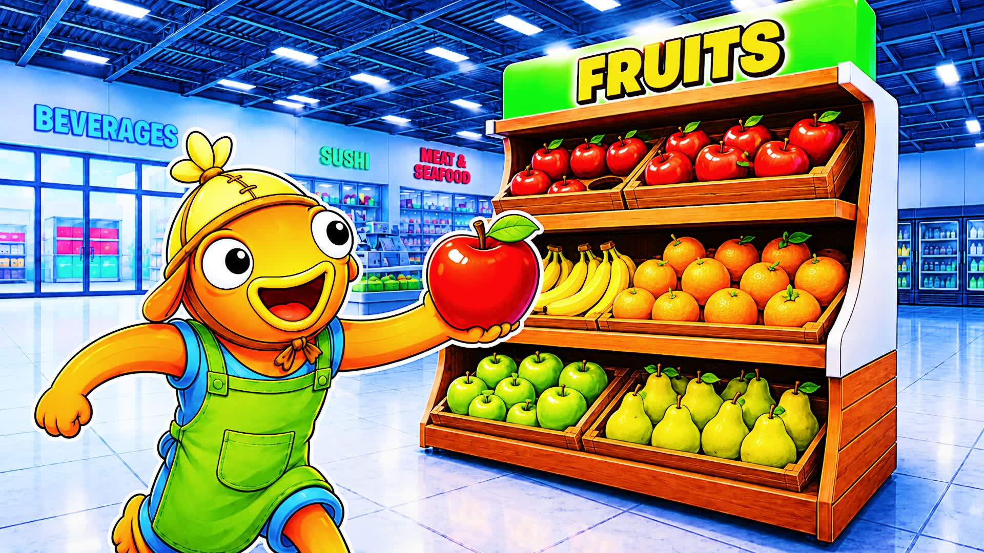 CLEAN A SUPERMARKET