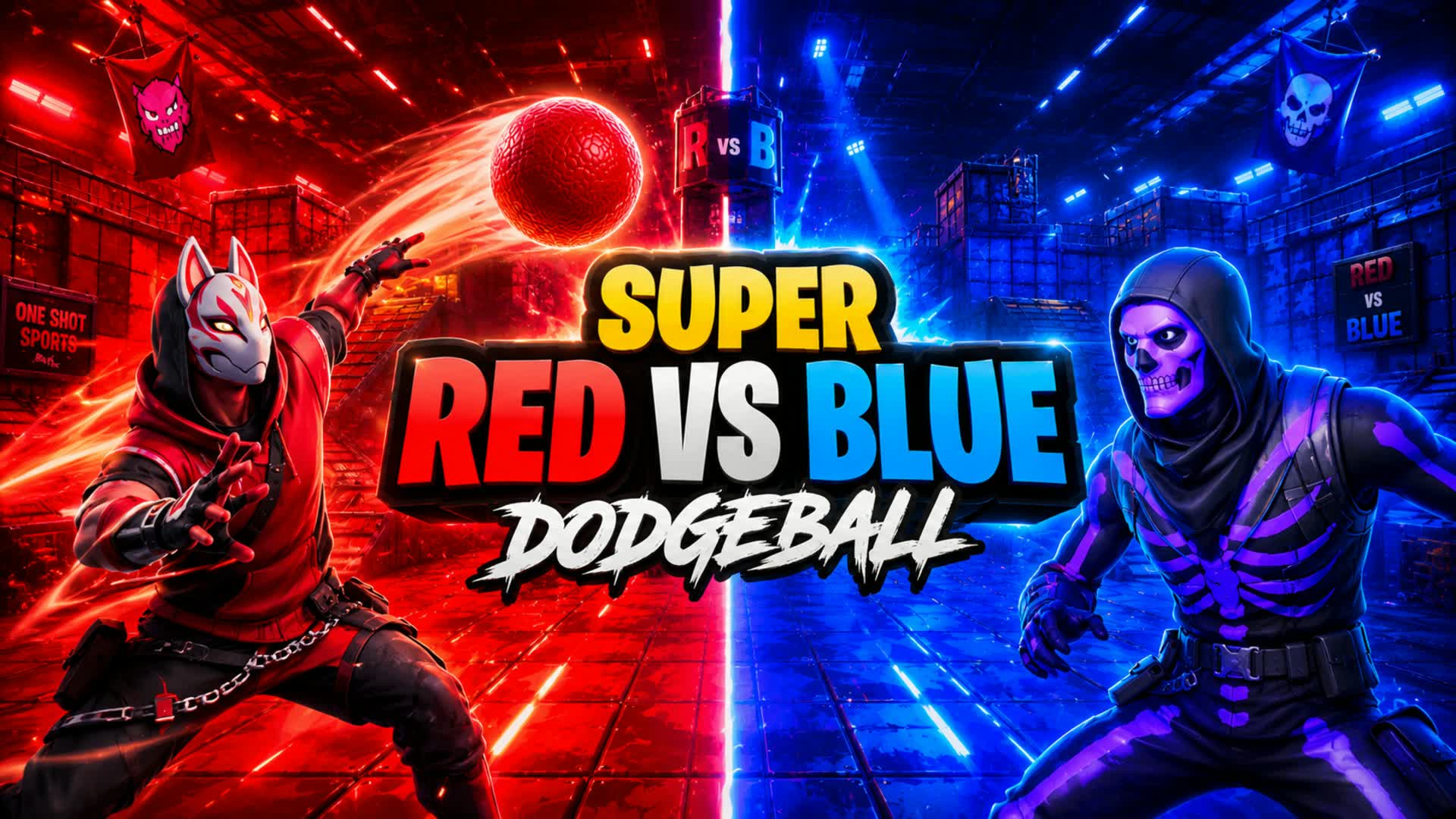 Super Red VS Blue Dodgeball