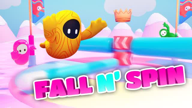 FALL N' SPIN 👑 FALL GUYS