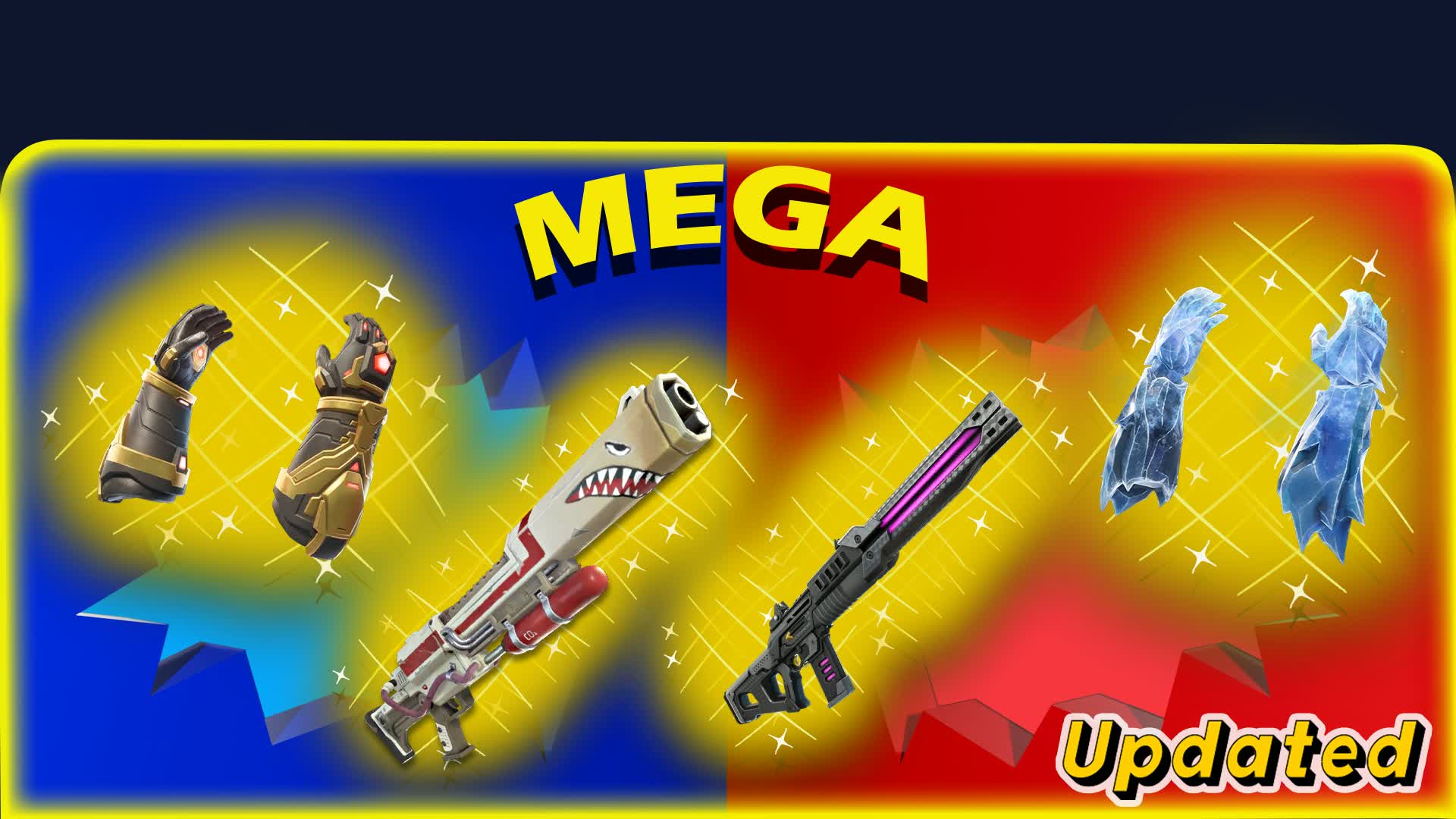 🔵Mega Red Vs Blue Super Fight & Fun🔴