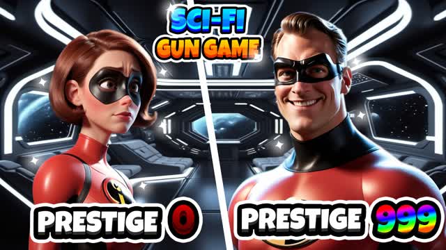 🌌 SCI-FI GUN GAME 🎯 ONE SHOT 🔫