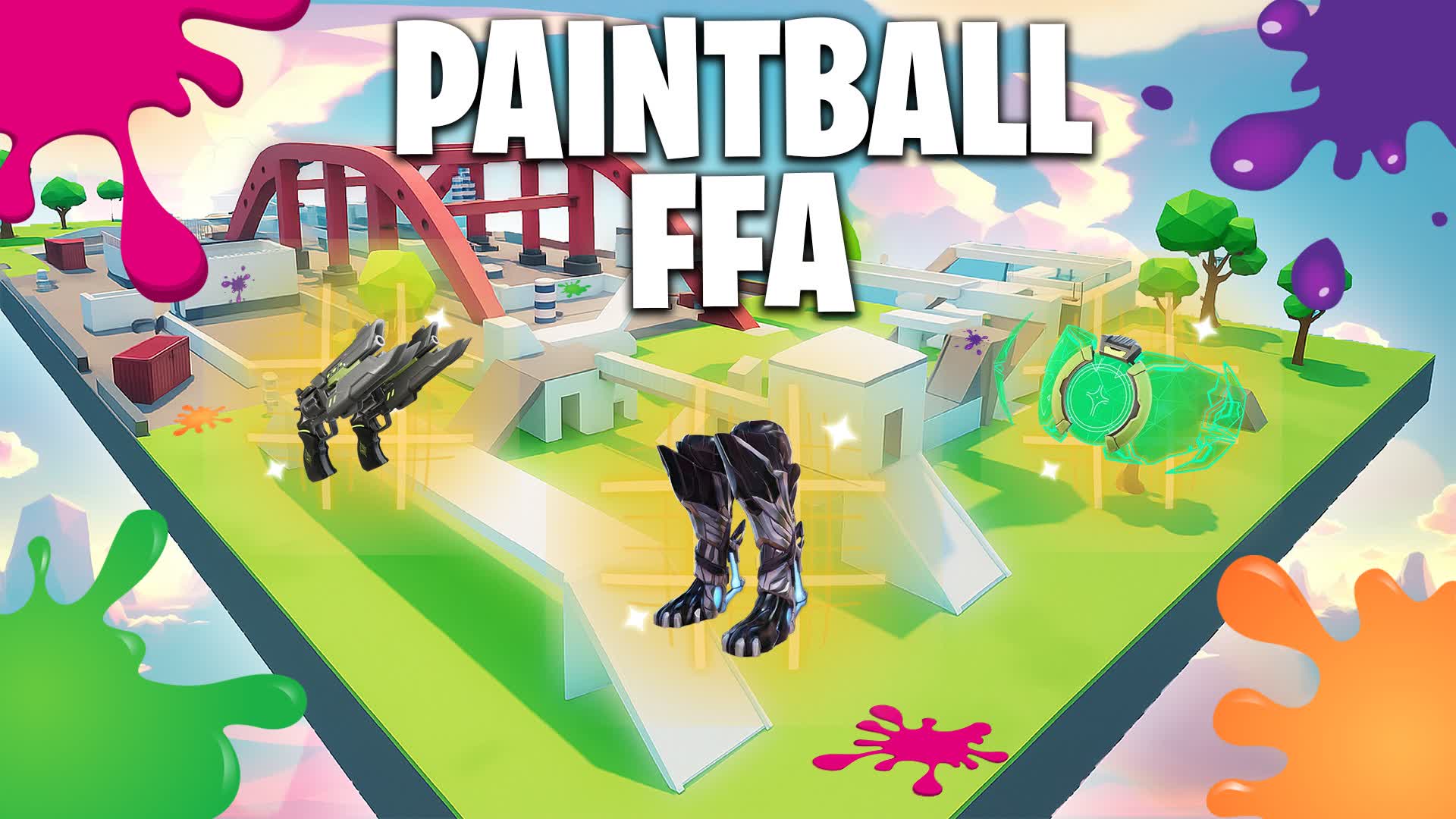 PAINTBALL FFA🔫 5918-3661-8999 by r3han - Fortnite Creative Map Code ...