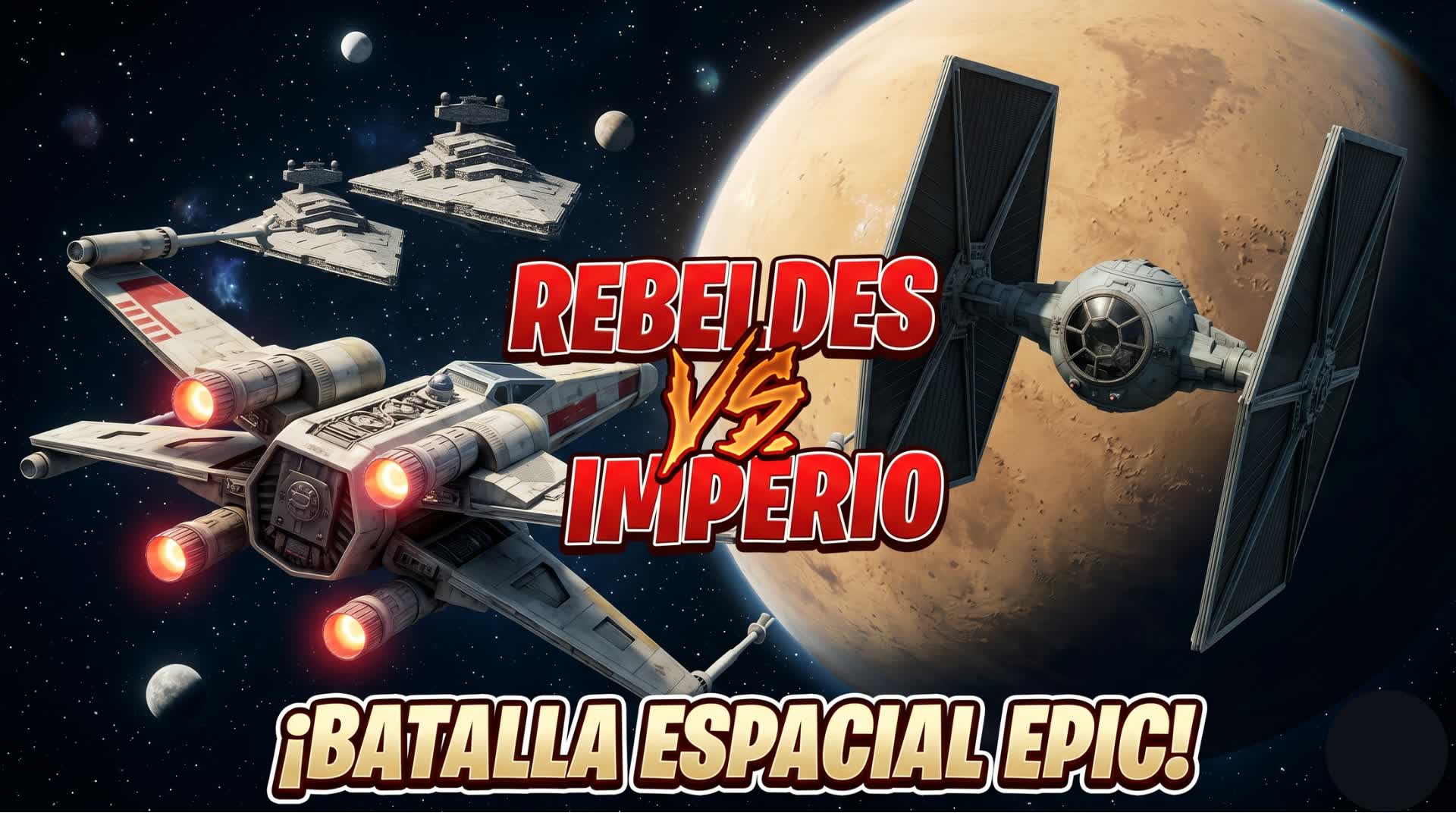 guerra entre REBELS vs EMPIRE STAR WARS