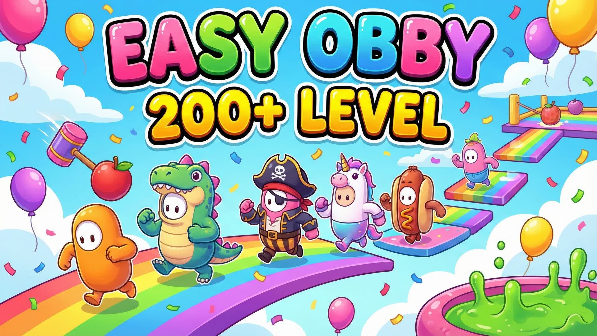 🌈Funny Rainbow Obby