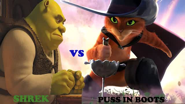 PUSS IN BOOTS vs SHREK