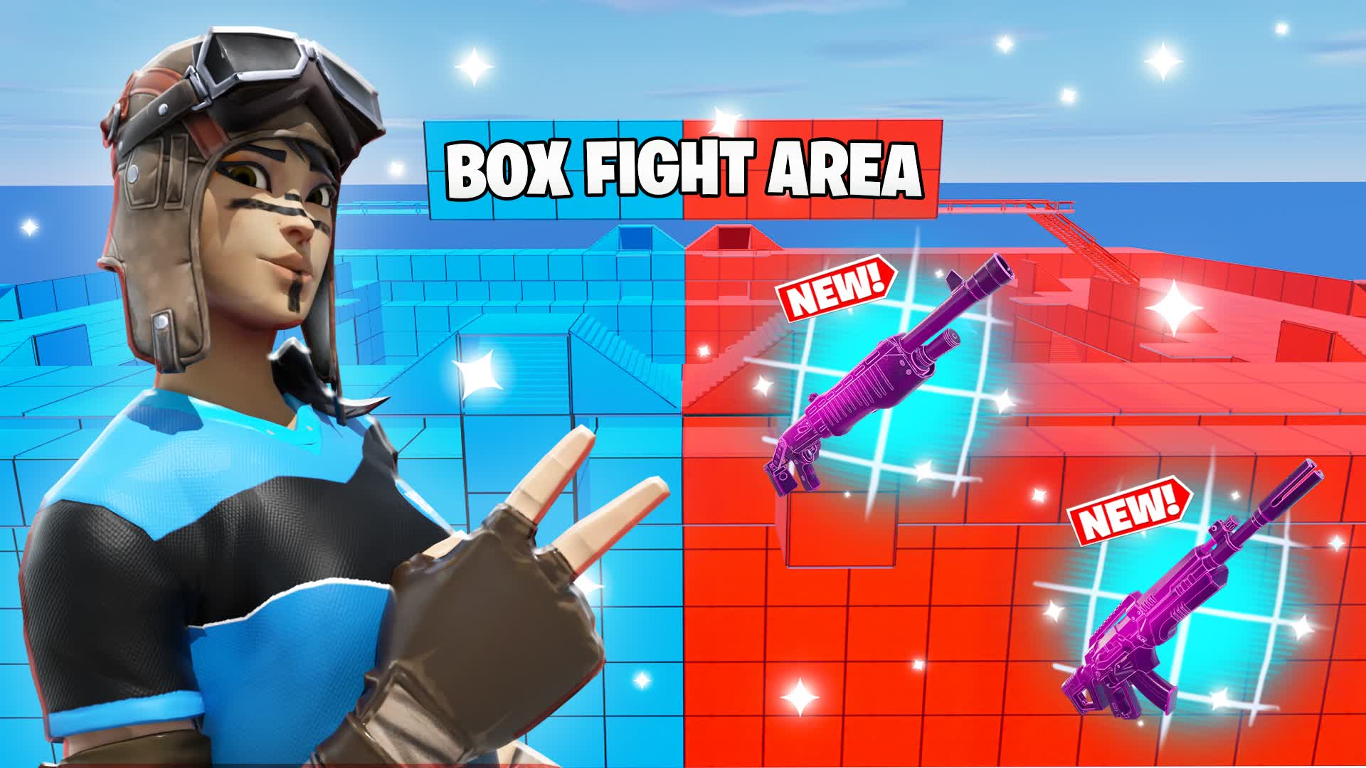 CRAZY RED VS BLUE 🔴🔵 WITH BOX FIGHT📦