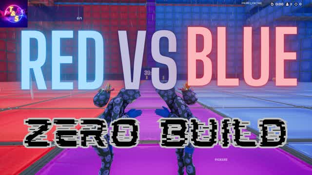 🔴 Crazzy Red Vs Blue 🔵 Zero Build