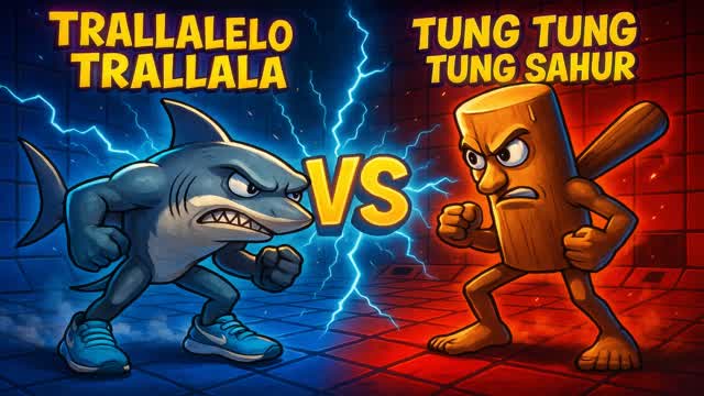 TUNG VS TRALALERO ARMORED RED VS BLUE ⭐