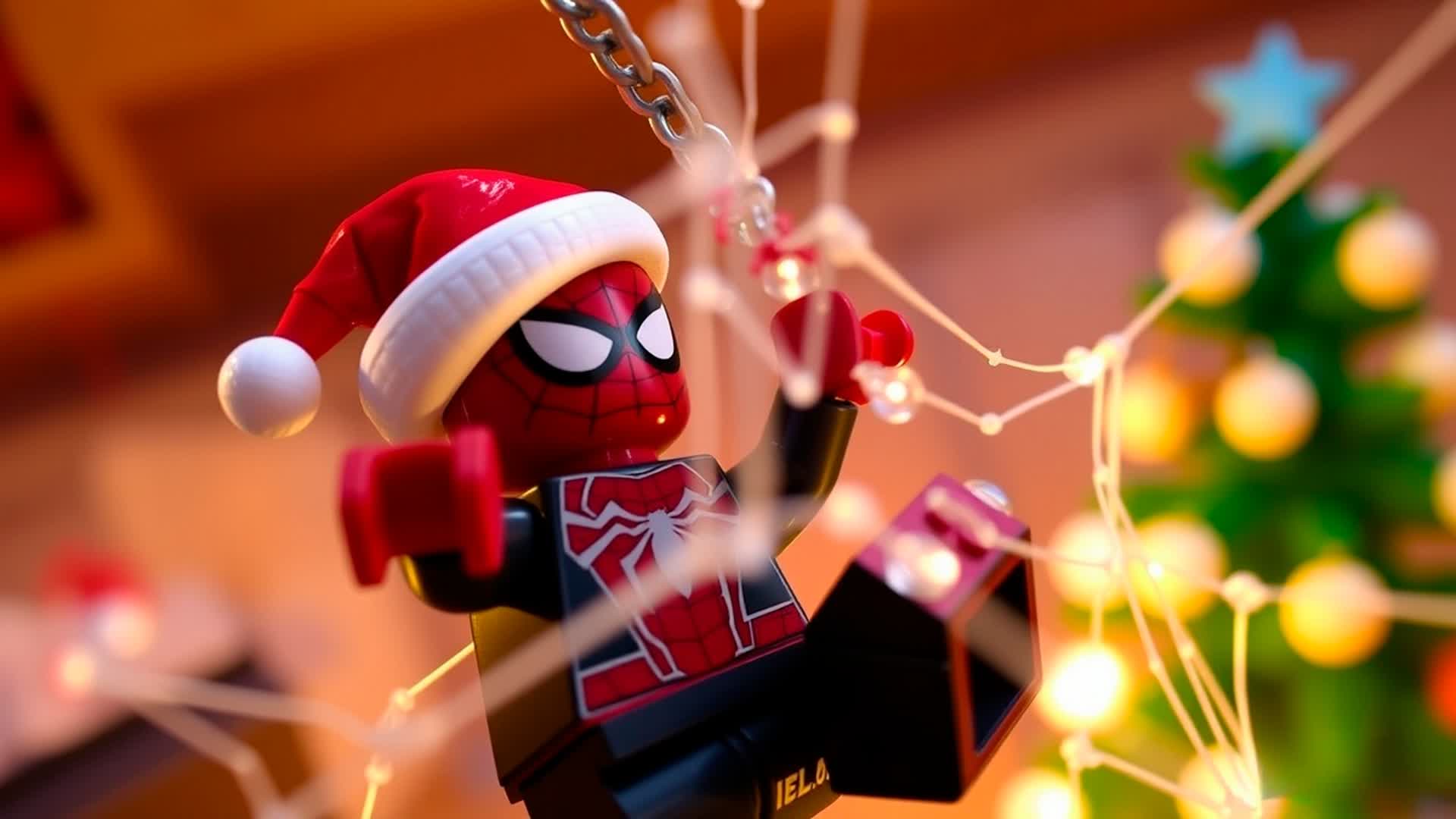 SNOWY SPIDER-MAN