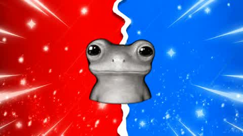 RED VS BLUE FROG