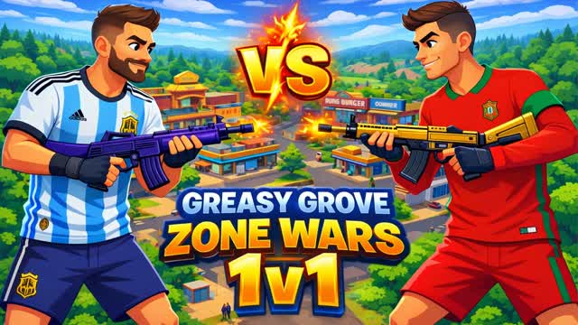 GREASY ZONE WARS 1v1 👑