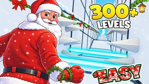 ⭐️SUPER EASY WINTER PARKOUR 300+⭐️