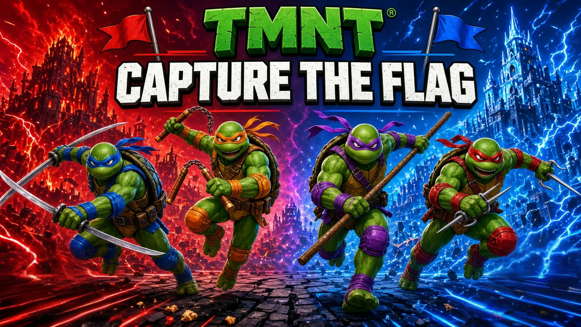TMNT キャプチャー・ザ・フラッグ 🚩