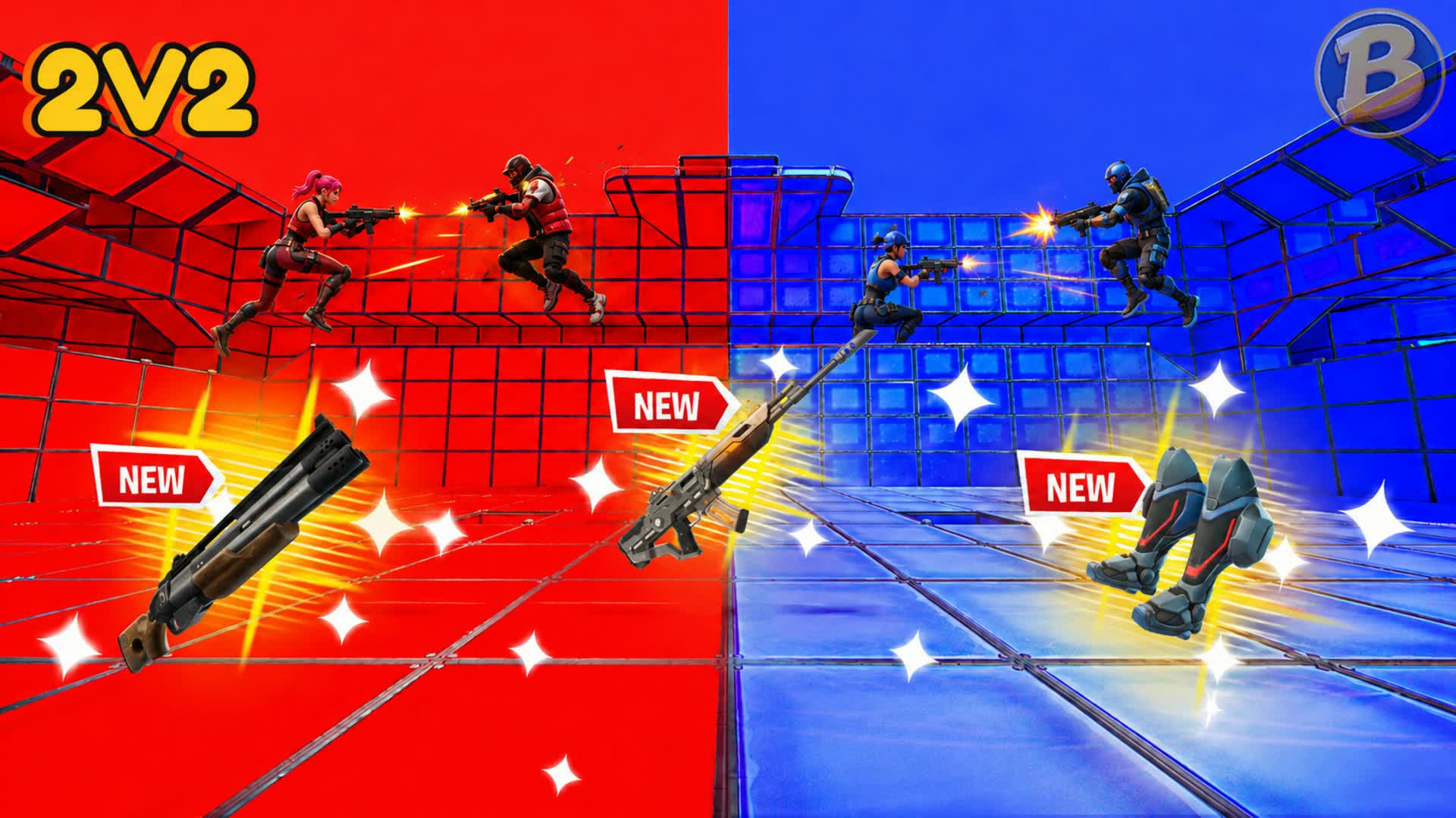 CONFRONTATION RED VS BLUE 2V2