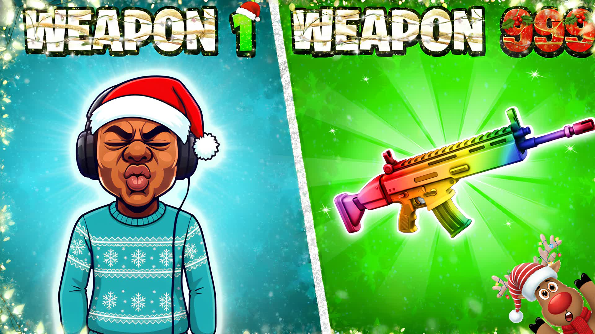 ❄️SUPER CHRISTMAS GUN GAME🎯ONE SHOT