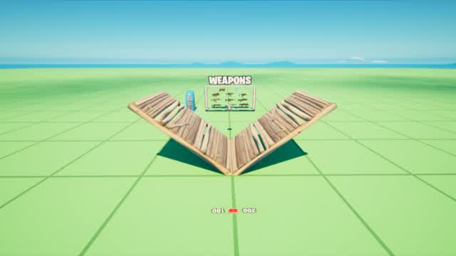 Clean Sunset 1v1 map (200 Pumps)